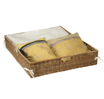 Moose Natural Brown Wicker Underbed Storage